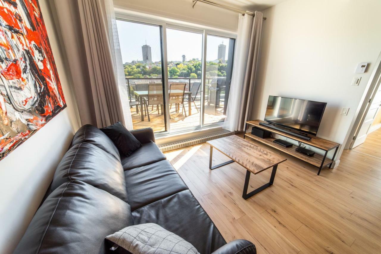 Aux Havres Urbains - Le Penthouse Du Kameleon Apartment Québec Exterior foto