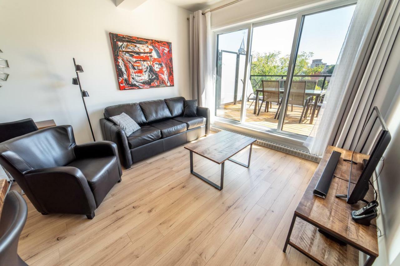 Aux Havres Urbains - Le Penthouse Du Kameleon Apartment Québec Exterior foto