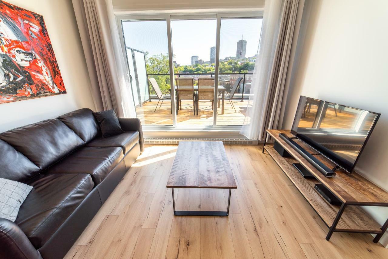 Aux Havres Urbains - Le Penthouse Du Kameleon Apartment Québec Exterior foto