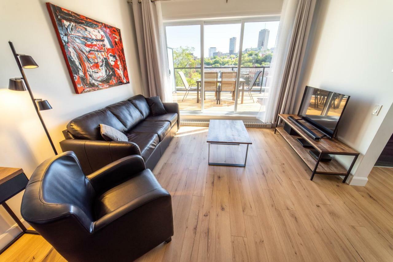 Aux Havres Urbains - Le Penthouse Du Kameleon Apartment Québec Exterior foto